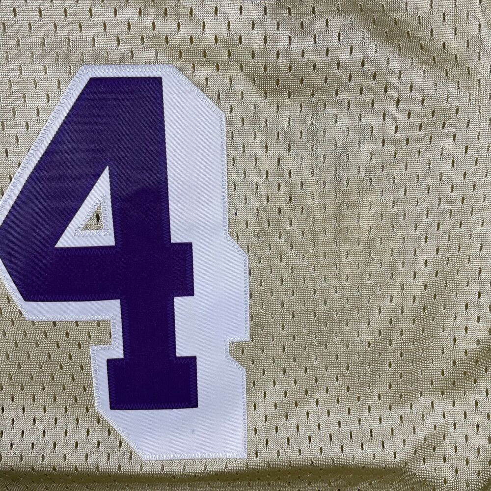 Shaquille O'Neal #34 LA Lakers 1996-97 Mitchell Ness‎ Gold Swingman Jersey Sz M - Picture 10 of 10